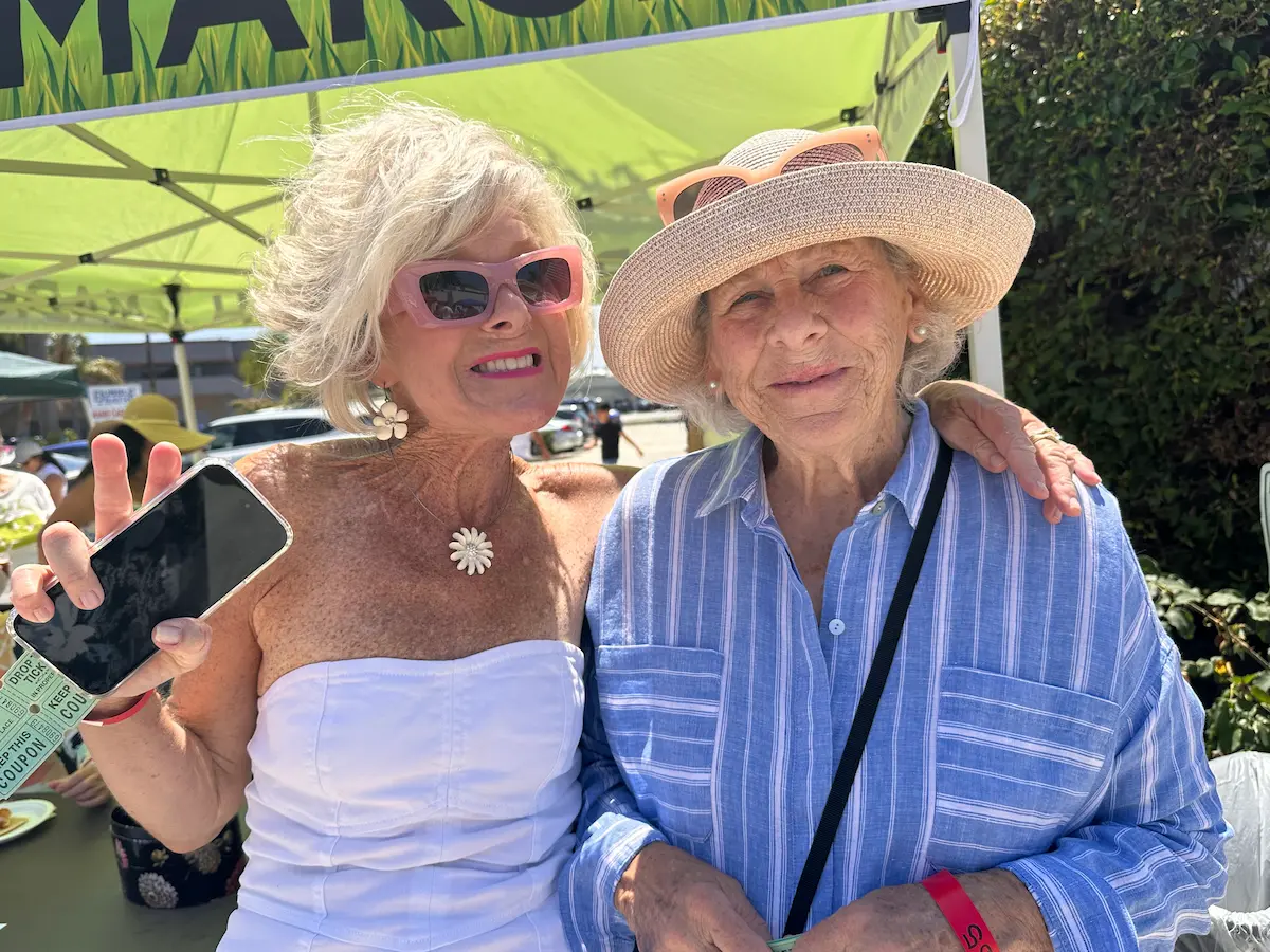 Friends of Madrona Marsh members: Debbie and Janet