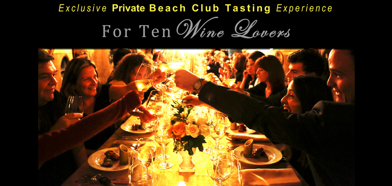 Private wine tasting experience for 10 at the Portuguese Bend Beach Club